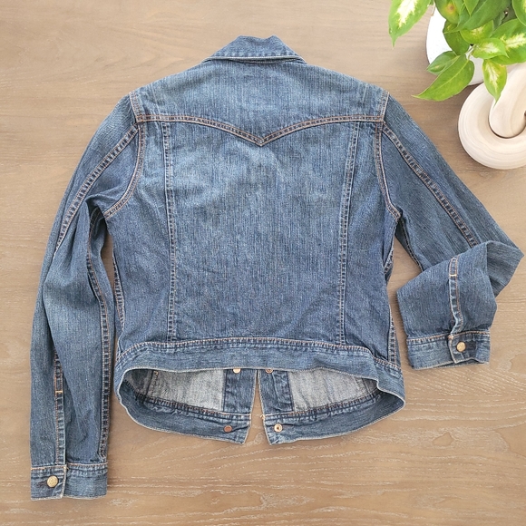 LUCKY BRAND Jean Jacket sz M - Picture 2 of 7